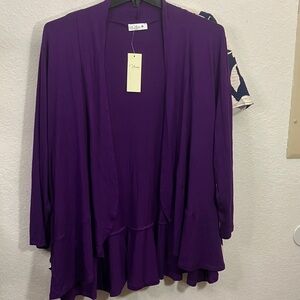 Purple Women's Cardigan